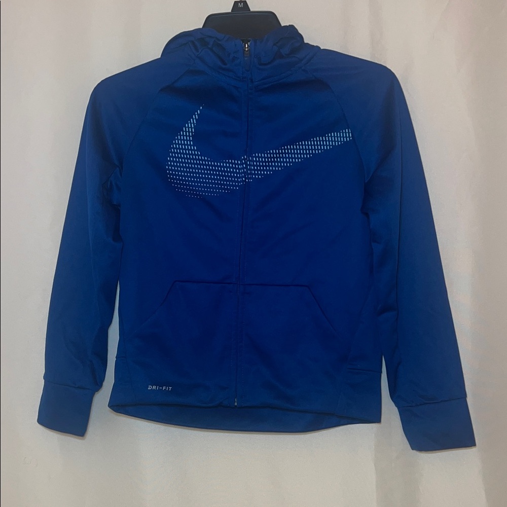 Boys’-Nike Dr-fit Royal Blue Full-Zip Hoodie